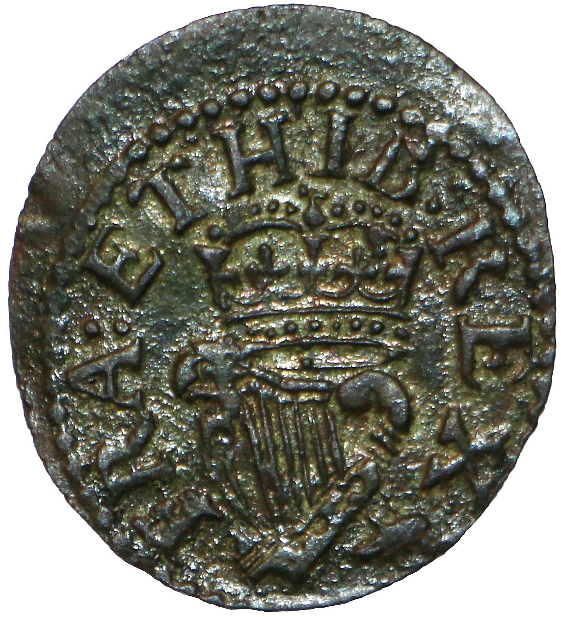 Ireland 1 Farthing - Charles I Richmond issue; type 9