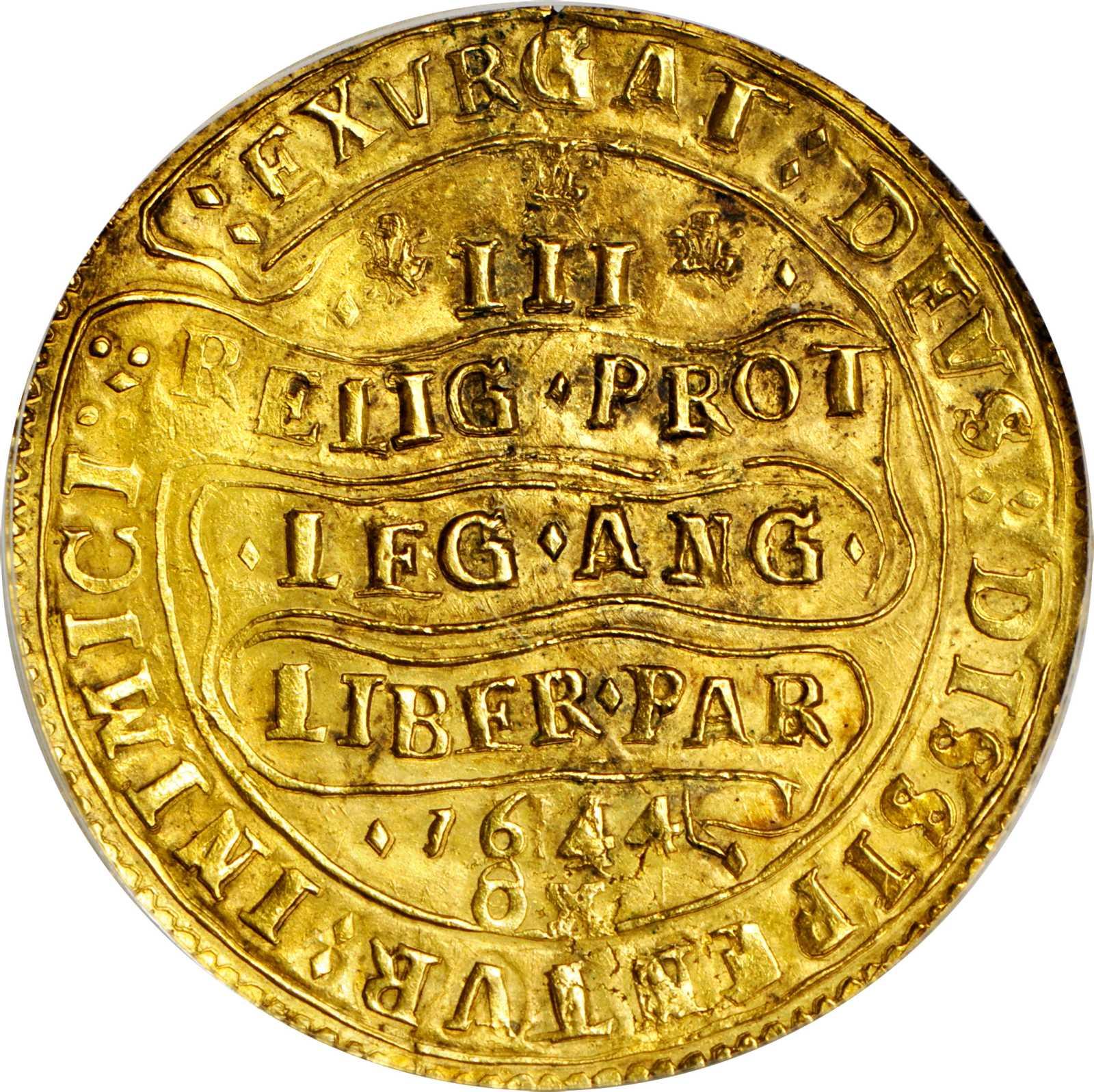 Triple Unite - Charles I Oxford Mint; 'OX'