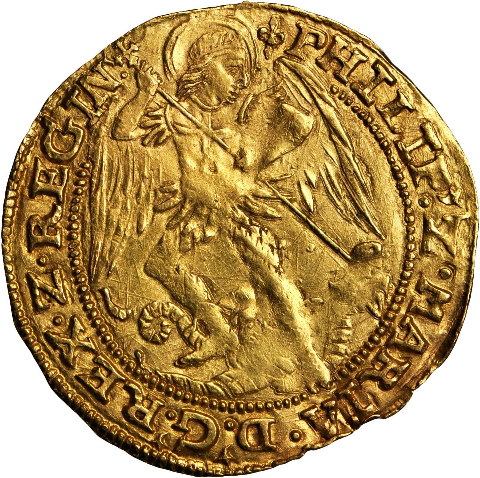 1 Angel - Philip and Mary obverse