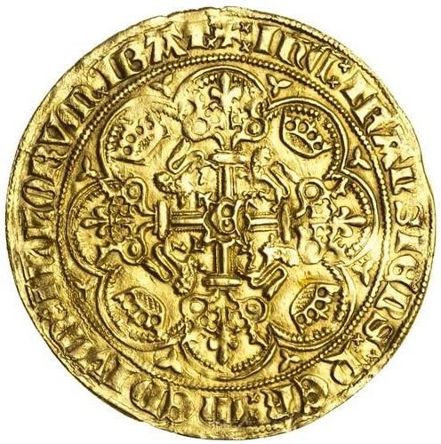 1 Noble - Edward III 3rd coinage; 3rd period