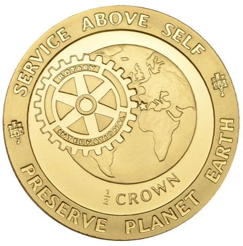 Gibraltar ½ Crown - Elizabeth II Rotary Club of Gibraltar