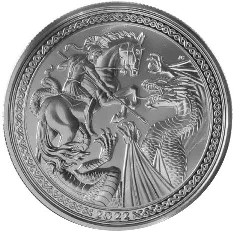 Ascension Island 2 Pounds - Elizabeth II St. George and the Dragon reverse