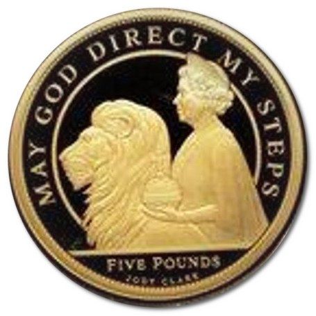 Alderney 5 Pounds - Elizabeth II 95th Birthday