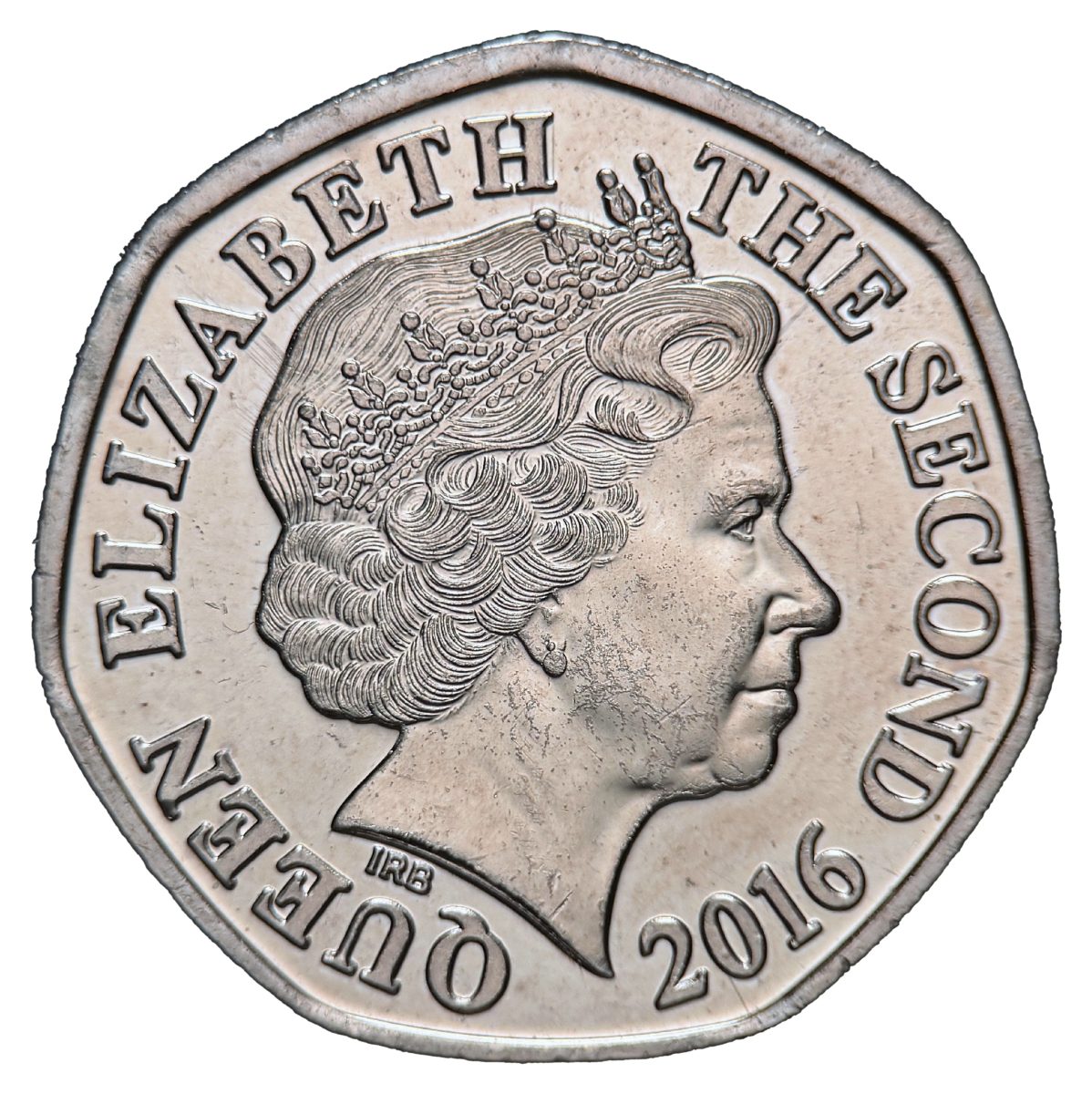 Jersey 20 Pence - Elizabeth II Corbière Lighthouse obverse