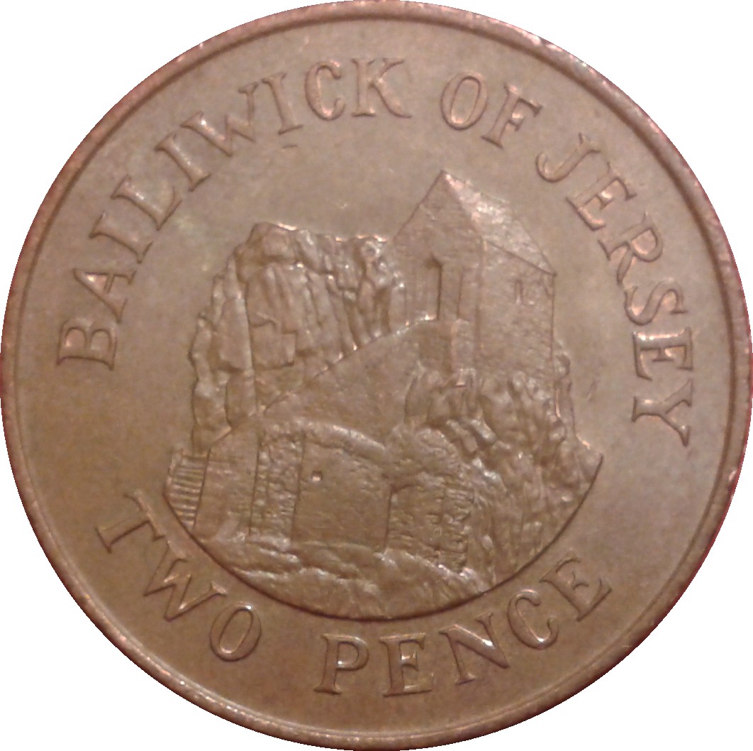 Jersey 2 Pence - Elizabeth II 2nd portrait