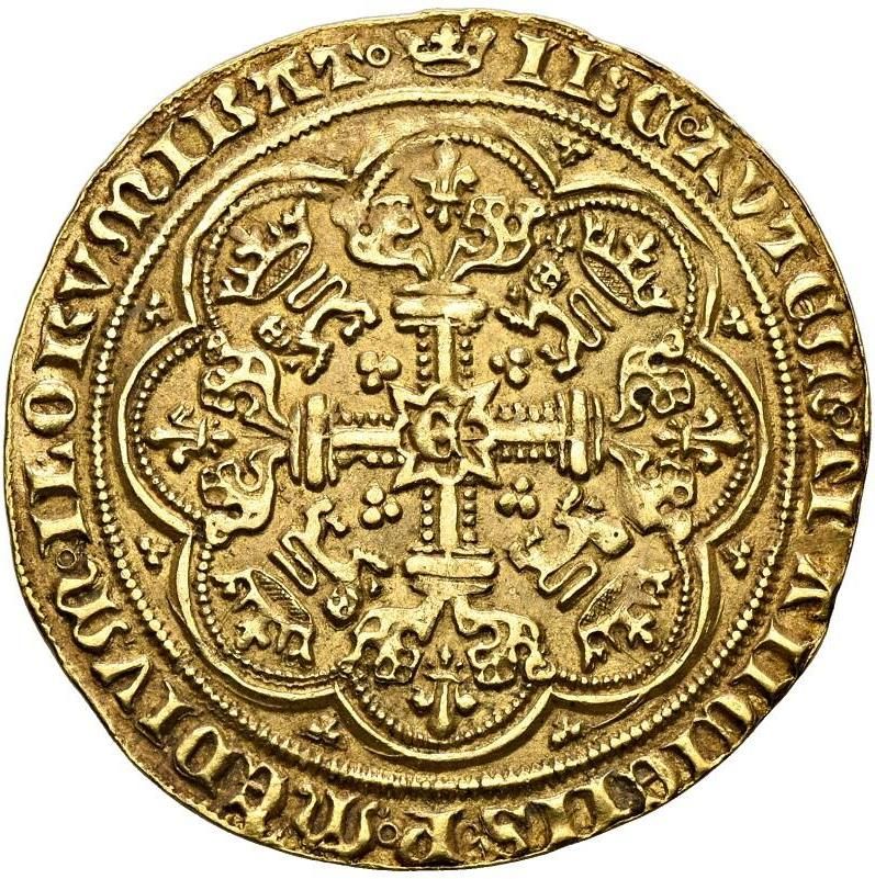 1 Noble - Edward III Pre-Treaty period; series F