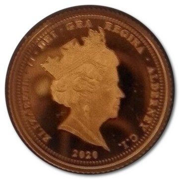 Alderney ¼ Sovereign - Elizabeth II Dunkirk Evacuation obverse