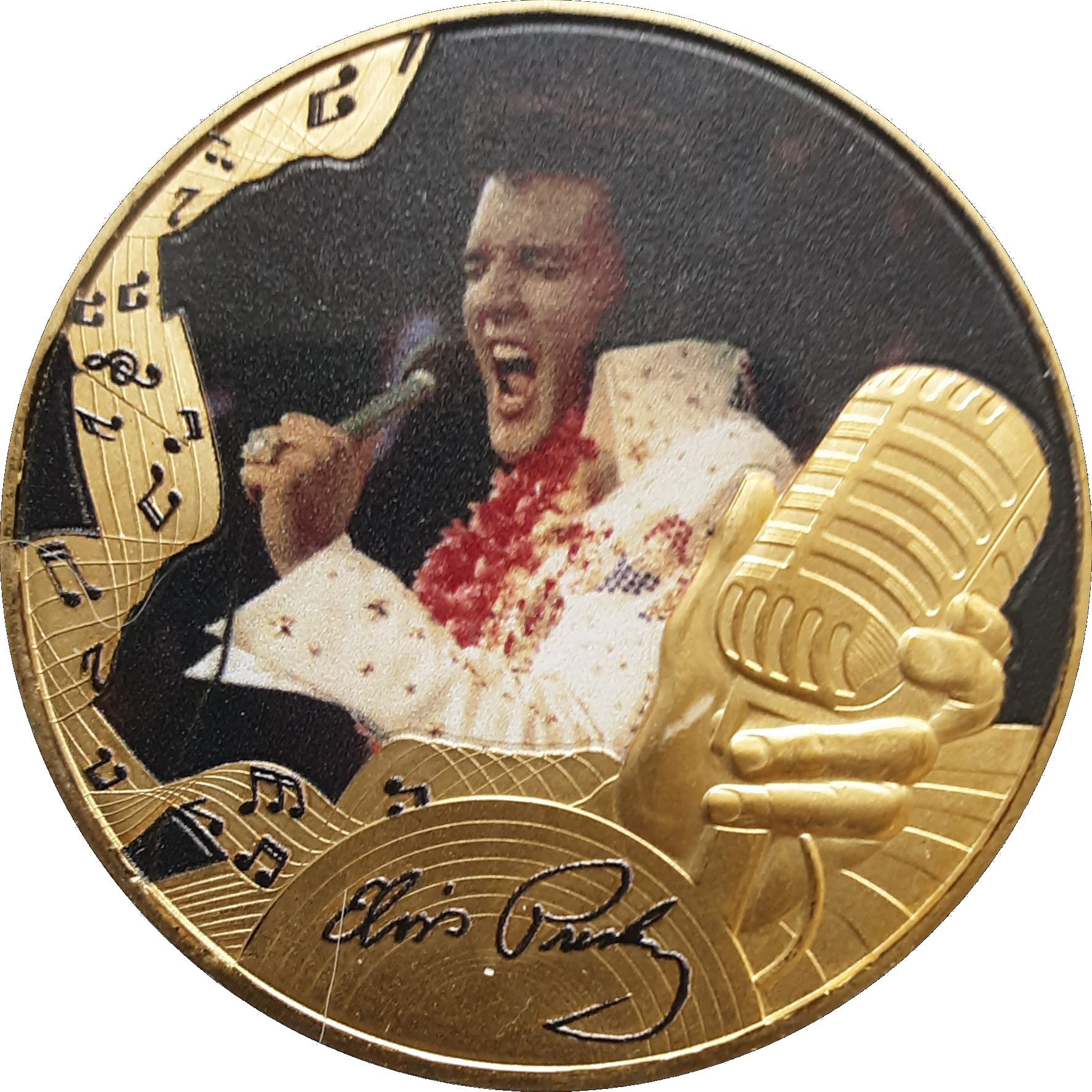 Gibraltar 1 Crown - Elizabeth II Elvis Presley - All Shook Up