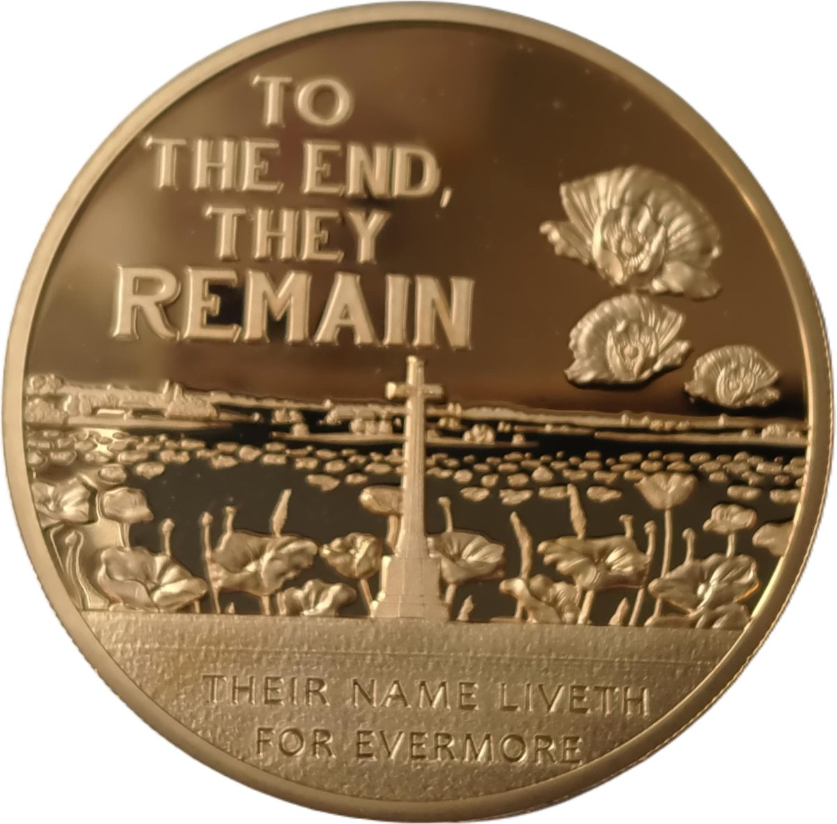 Guernsey 50 Pence - Elizabeth II WWI - Stone of Remembrance reverse