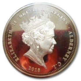 Alderney 2 Pounds - Elizabeth II Remembrance Day; Gold Proof obverse