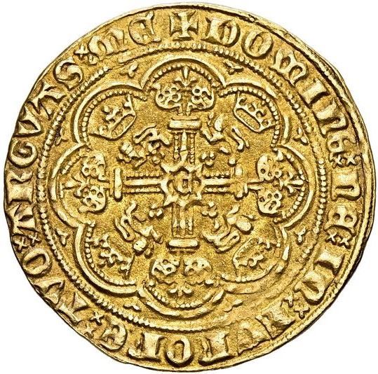 ½ Noble - Edward III Treaty period; Calais