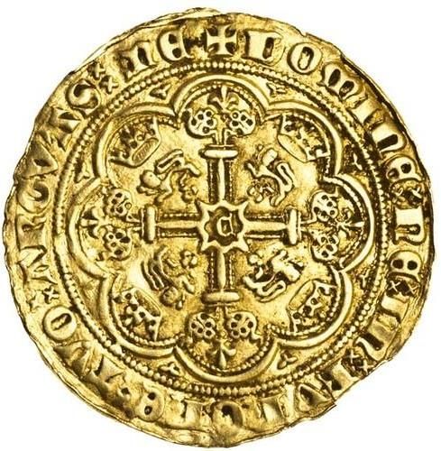 ½ Noble - Edward III Treaty period; Calais