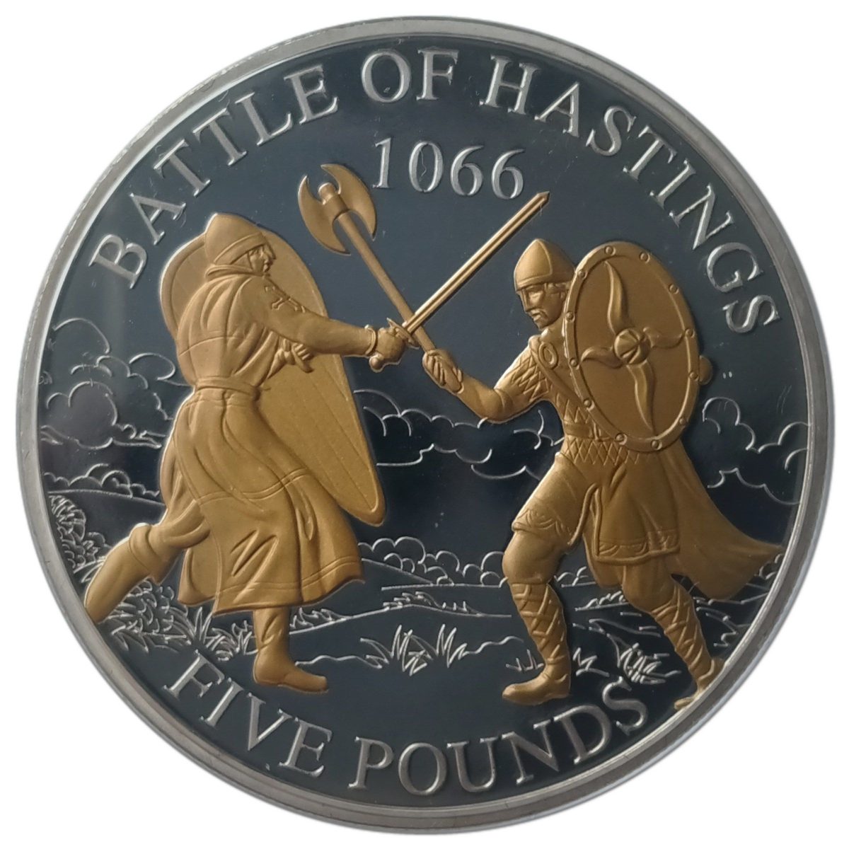 Guernsey 5 Pounds - Elizabeth II Battle of the Hastings