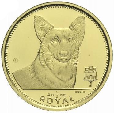 Gibraltar ½ Royal - Elizabeth II Corgi