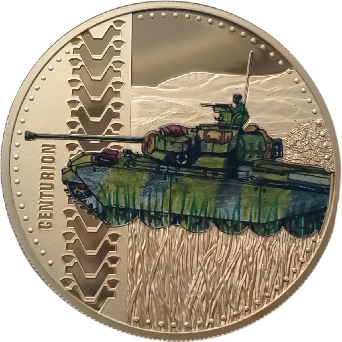 Guernsey 50 Pence - Elizabeth II Tanks - Centurion