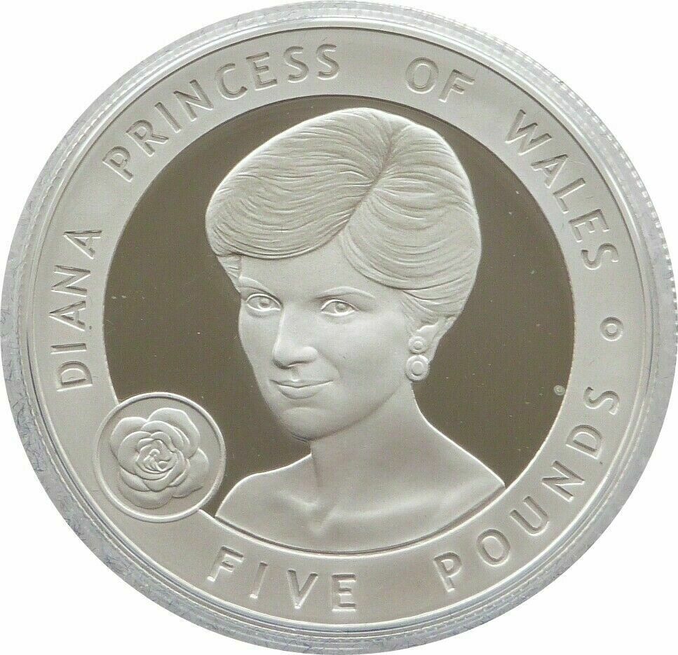 Jersey 5 Pounds - Elizabeth II Diana Princess of Wales reverse