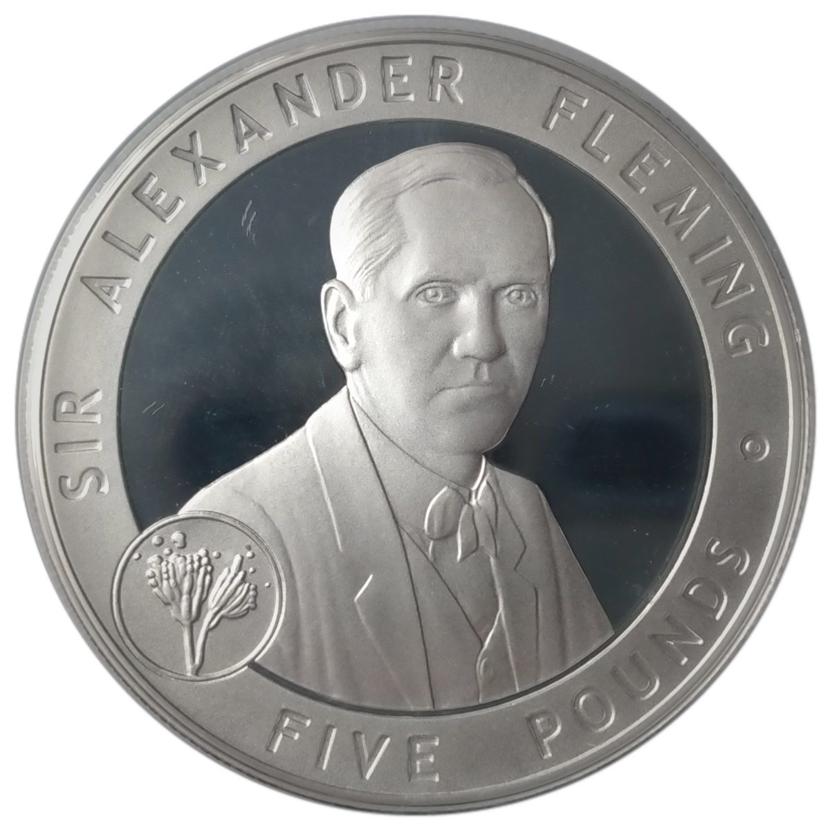 Guernsey 5 Pounds - Elizabeth II Alexander Fleming