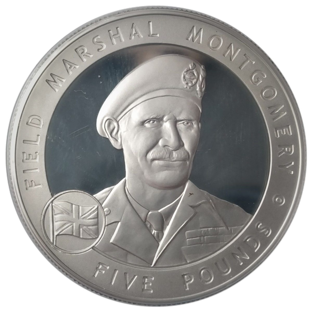 Guernsey 5 Pounds - Elizabeth II Field Marshall Montgomery