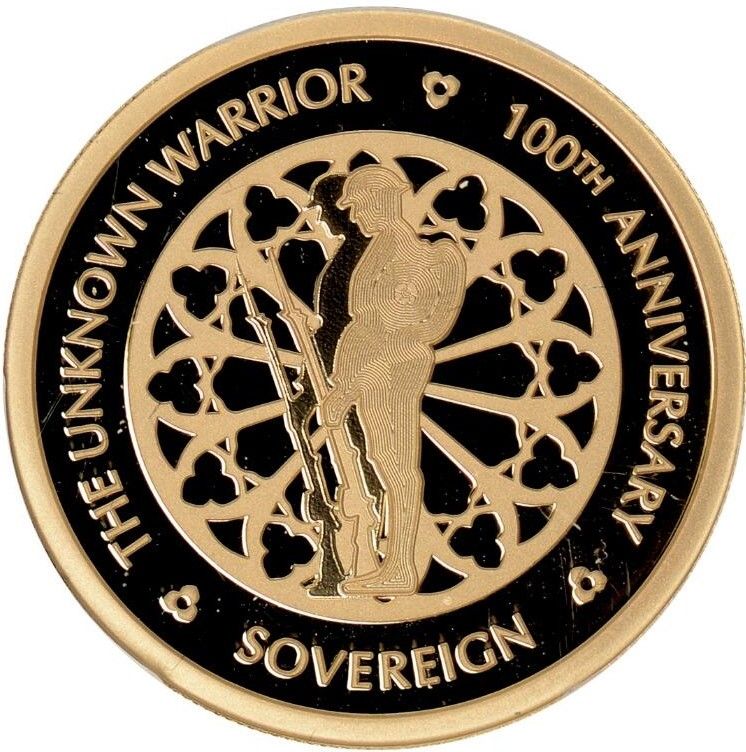 Alderney 1 Sovereign - Elizabeth II Unknown Warrior