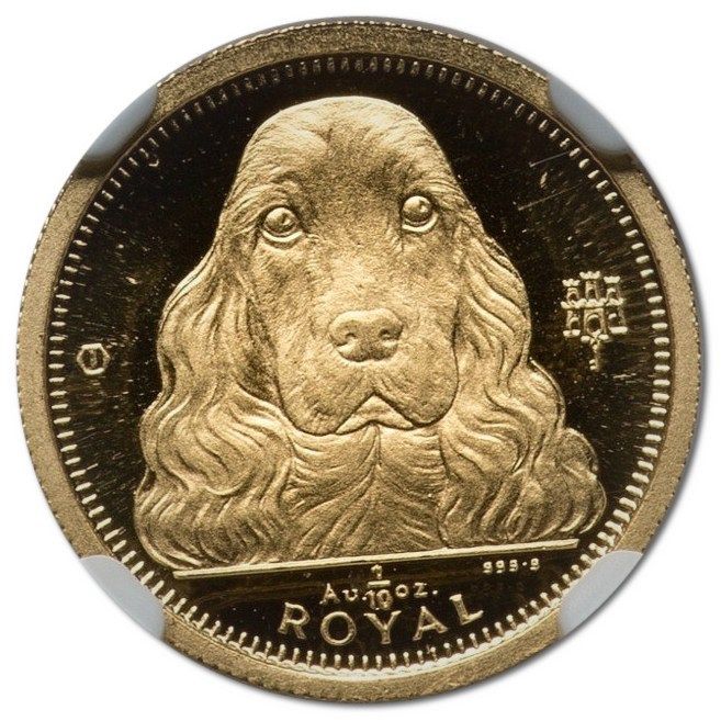 Gibraltar ⅒ Royal - Elizabeth II Cocker Spaniel