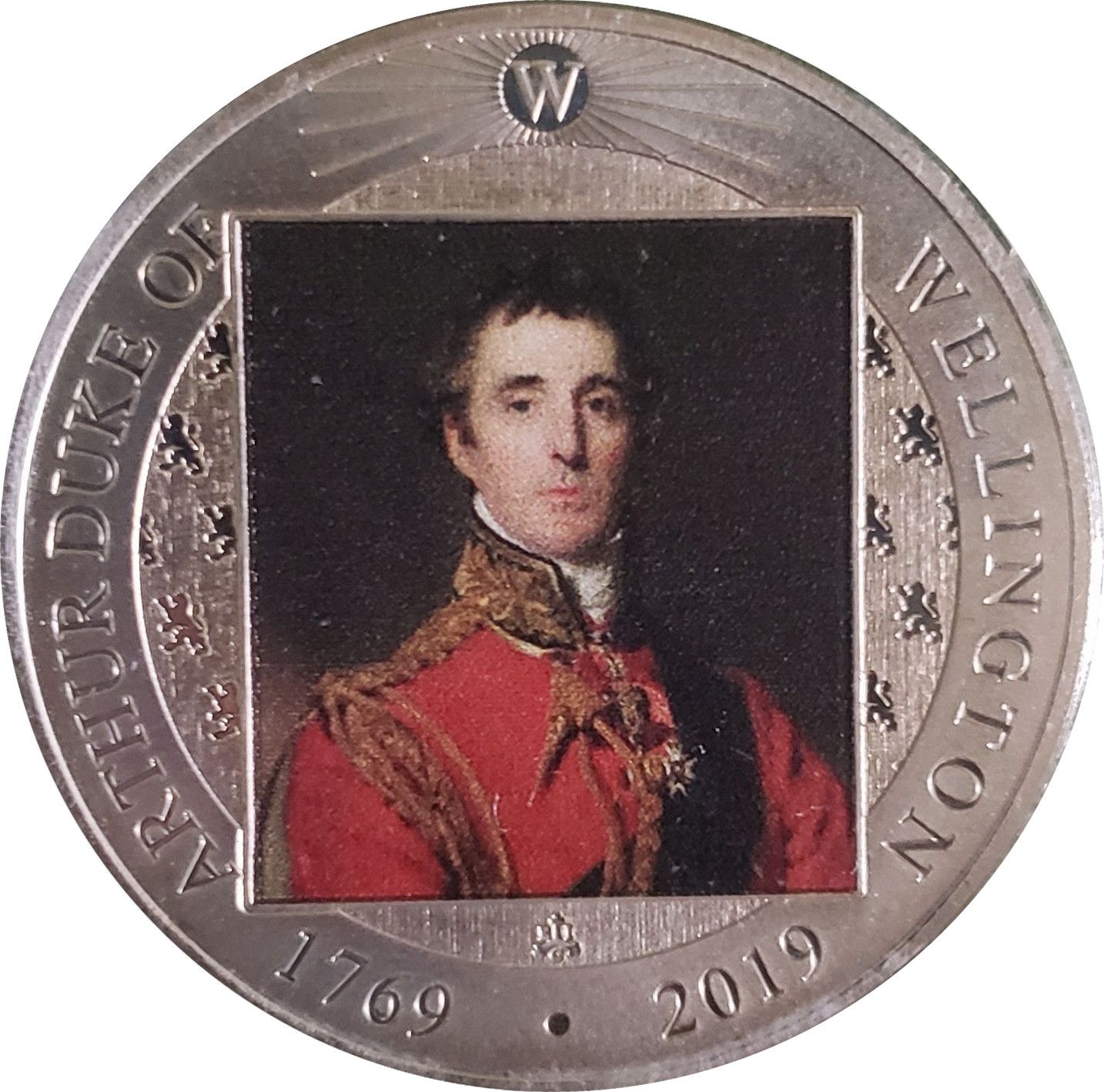 Saint Helena ½ Crown - Elizabeth II 250th anniversary Wellington reverse