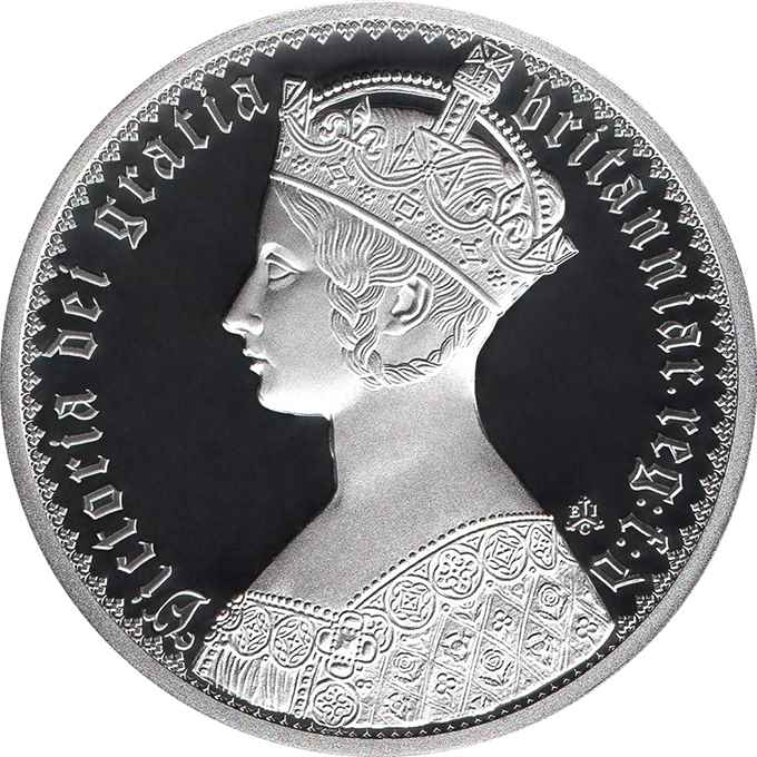 Saint Helena 2 Pounds - Elizabeth II The Victoria Gothic Crown