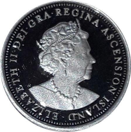 Ascension Island 1 Penny - Elizabeth II Maundy Penny obverse