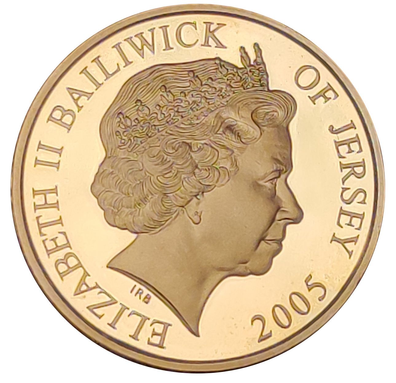Jersey 25 Pounds - Elizabeth II HMS Conqueror obverse