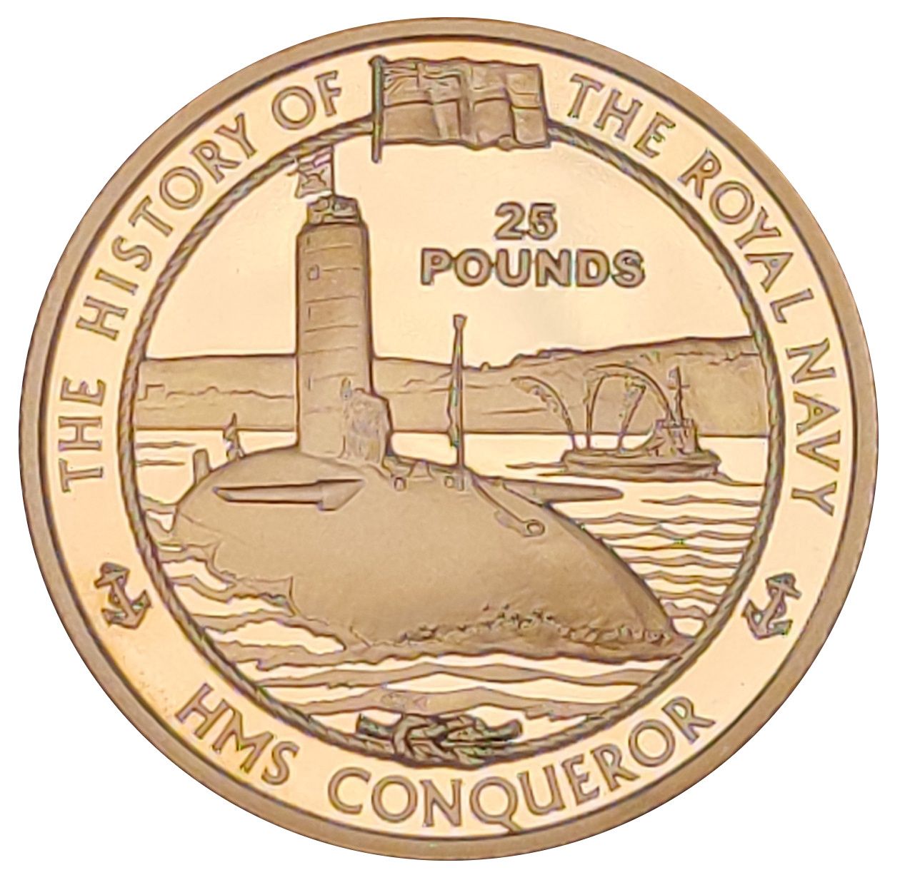 Jersey 25 Pounds - Elizabeth II HMS Conqueror