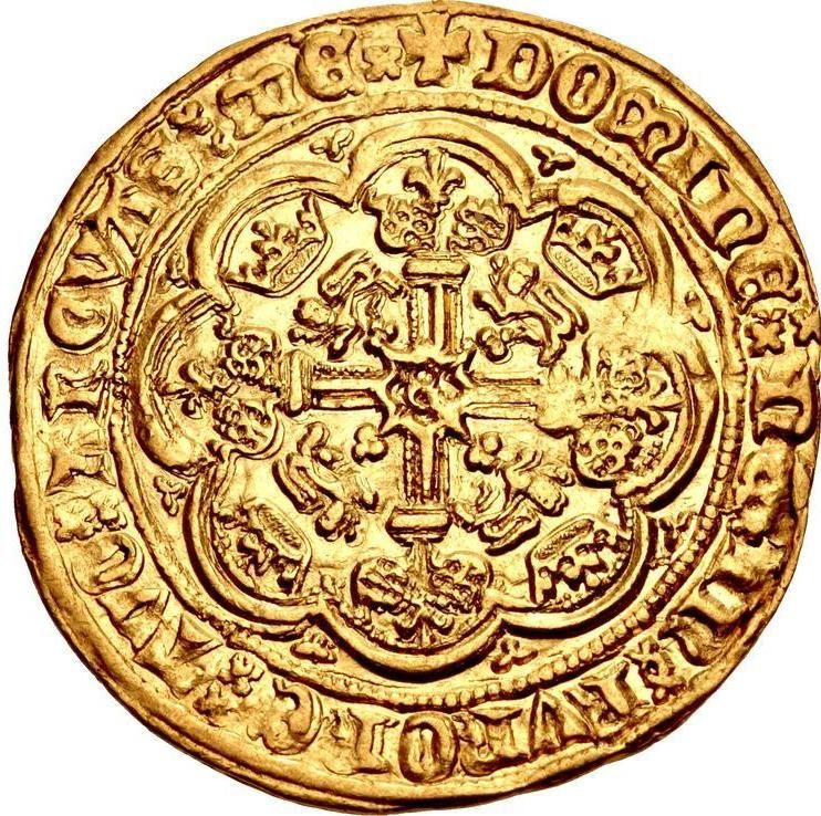 ½ Noble - Edward III Post-Treaty period; Calais