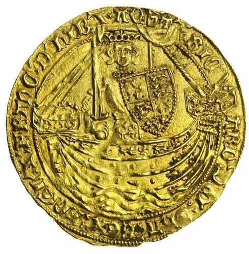 1 Noble - Richard II London; type IV obverse