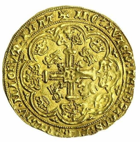 1 Noble - Richard II London; type IV reverse