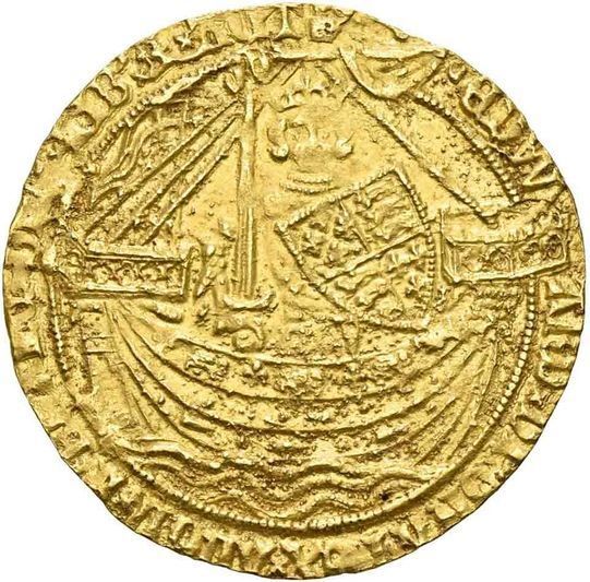 1 Noble - Richard II Calais; type IA obverse