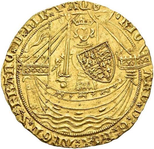 1 Noble - Richard II Calais; type IB obverse