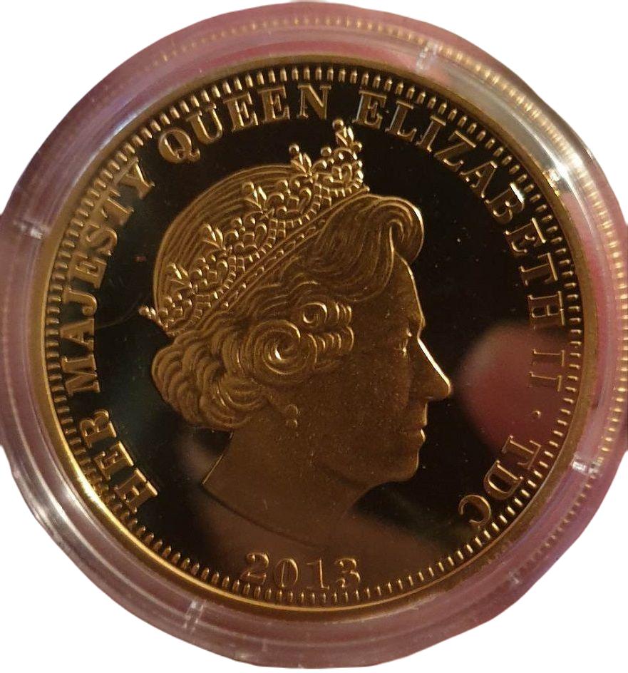 Tristan da Cunha 1 Crown - Elizabeth II HRH Princess Charlotte obverse