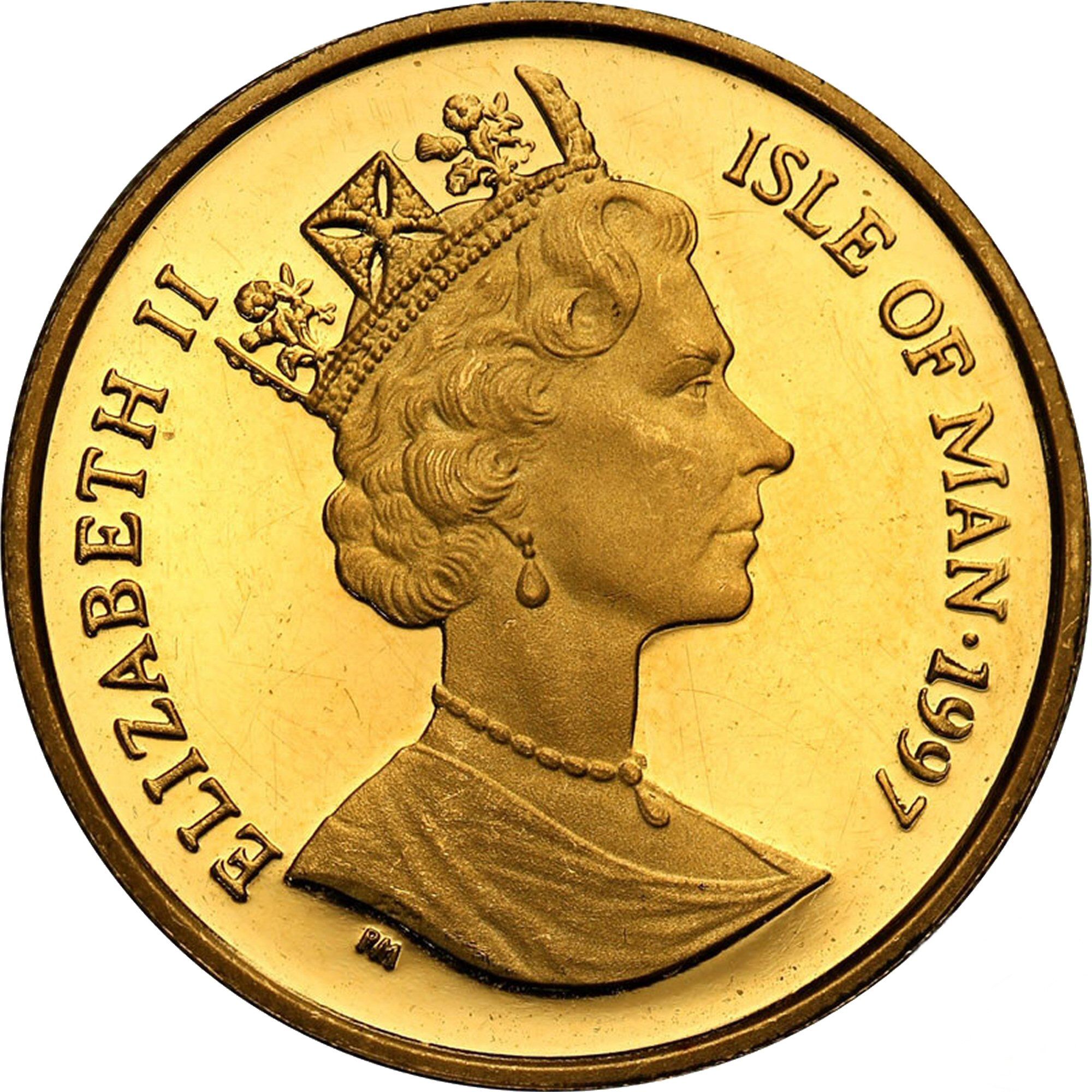 Isle of Man 50 Euros - Elizabeth II Thomas Moore obverse