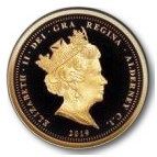 Alderney 1 Sovereign - Elizabeth II Remembrance obverse