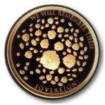Alderney 1 Sovereign - Elizabeth II Remembrance reverse