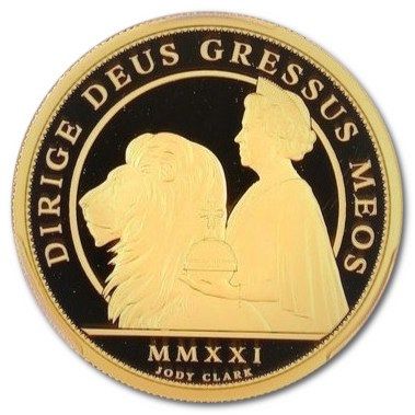 Alderney 100 Pounds - Elizabeth II 95th Birthday; Gold 1oz
