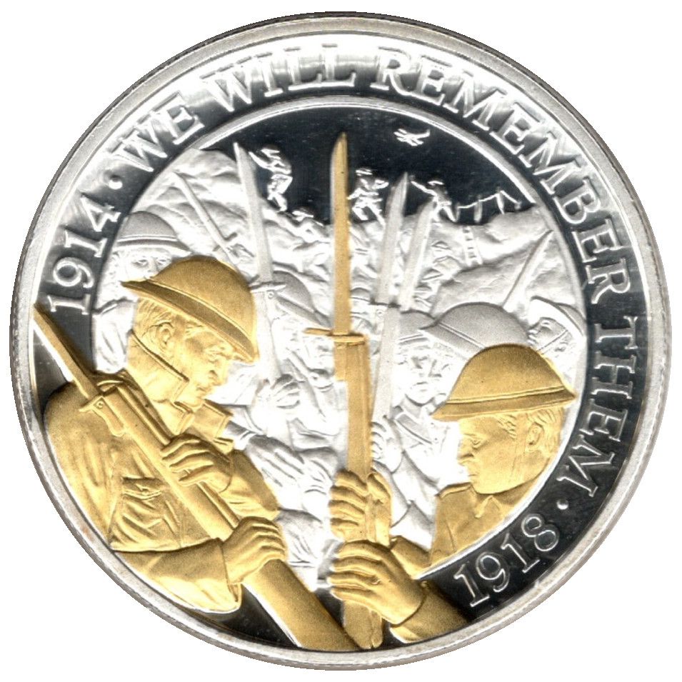 Gibraltar 1 Crown - Elizabeth II WWI - Hell on Earth