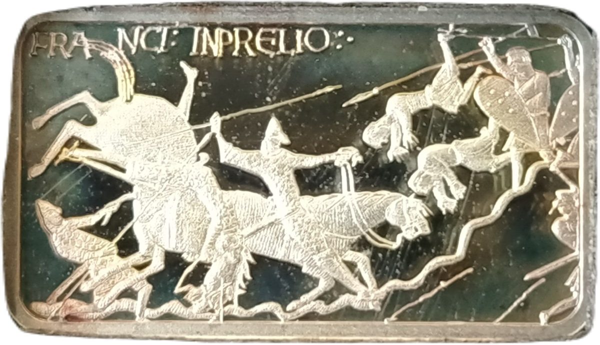 Jersey 50 Pence - Elizabeth II Bayeux Tapestry - 10 English and French fell in battle