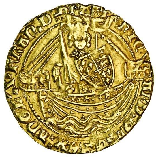 ½ Noble - Richard II London; type III obverse