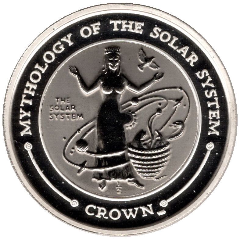 Gibraltar ½ Crown - Elizabeth II Solar System