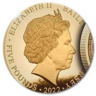Jersey 5 Pounds - Elizabeth II Remembrance Poppy obverse