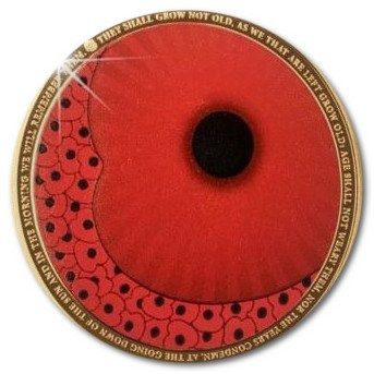 Jersey 5 Pounds - Elizabeth II Remembrance Poppy