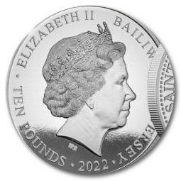 Jersey 10 Pounds - Elizabeth II King Henry V obverse