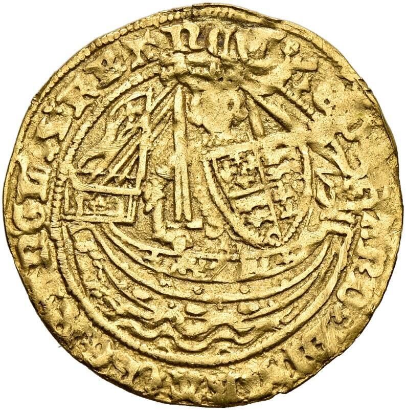 ½ Noble - Richard II Calais obverse