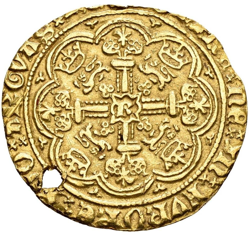 ½ Noble - Richard II Calais; type III