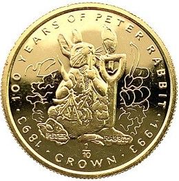 Gibraltar ⅒ Crown - Elizabeth II Peter Rabbit-100 years