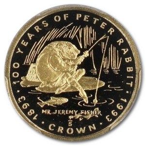 Gibraltar ⅕ Crown - Elizabeth II Mr. Jeremy Fisher reverse